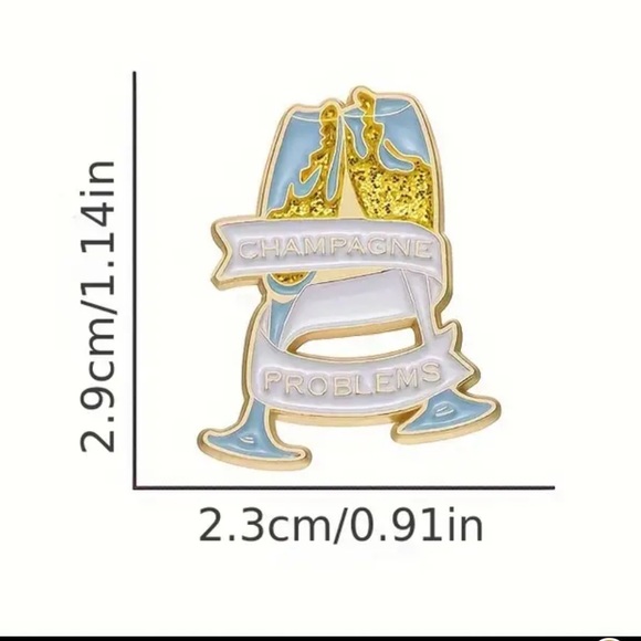 CHAMPAGNE PROBLEMS - TAYLOR PIN - Picture 3 of 9